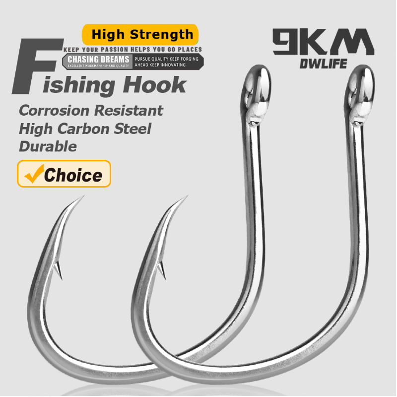 Fishing Hook Offset - 9KM Fishing Hooks Saltwater Live Bait