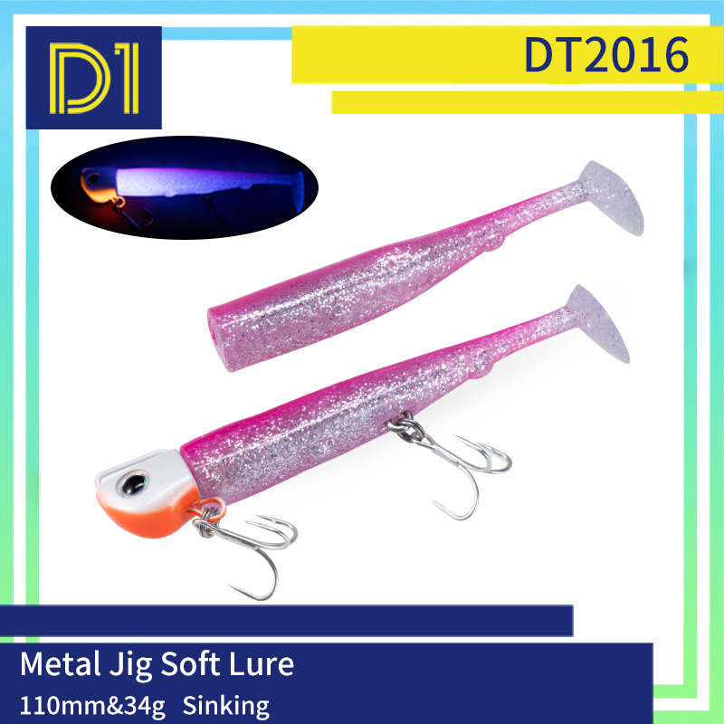 D1 110mm 34g Sinking Metal Jig - Fishing Hook Treble recension och pris
