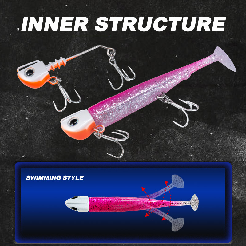 D1 110mm 34g Sinking Metal Jig - Fishing Hook Treble recension och pris