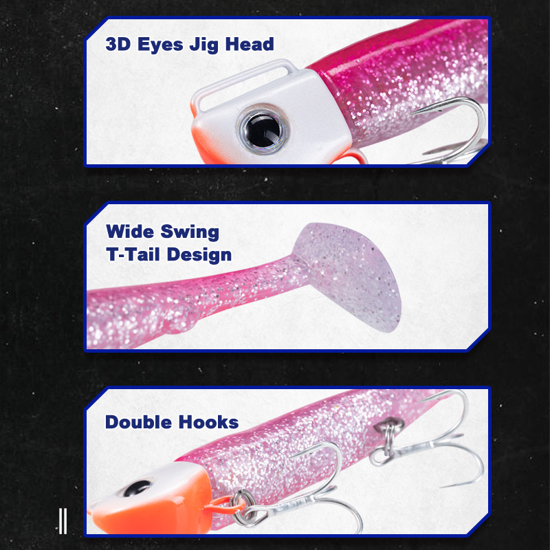 D1 110mm 34g Sinking Metal Jig - Fishing Hook Treble recension och pris
