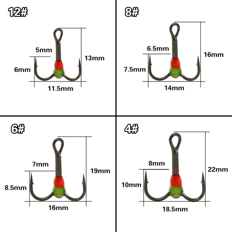 5pcs40pcs Ice Fishing Rainbow  - Fishing Hook Assortment recension och pris