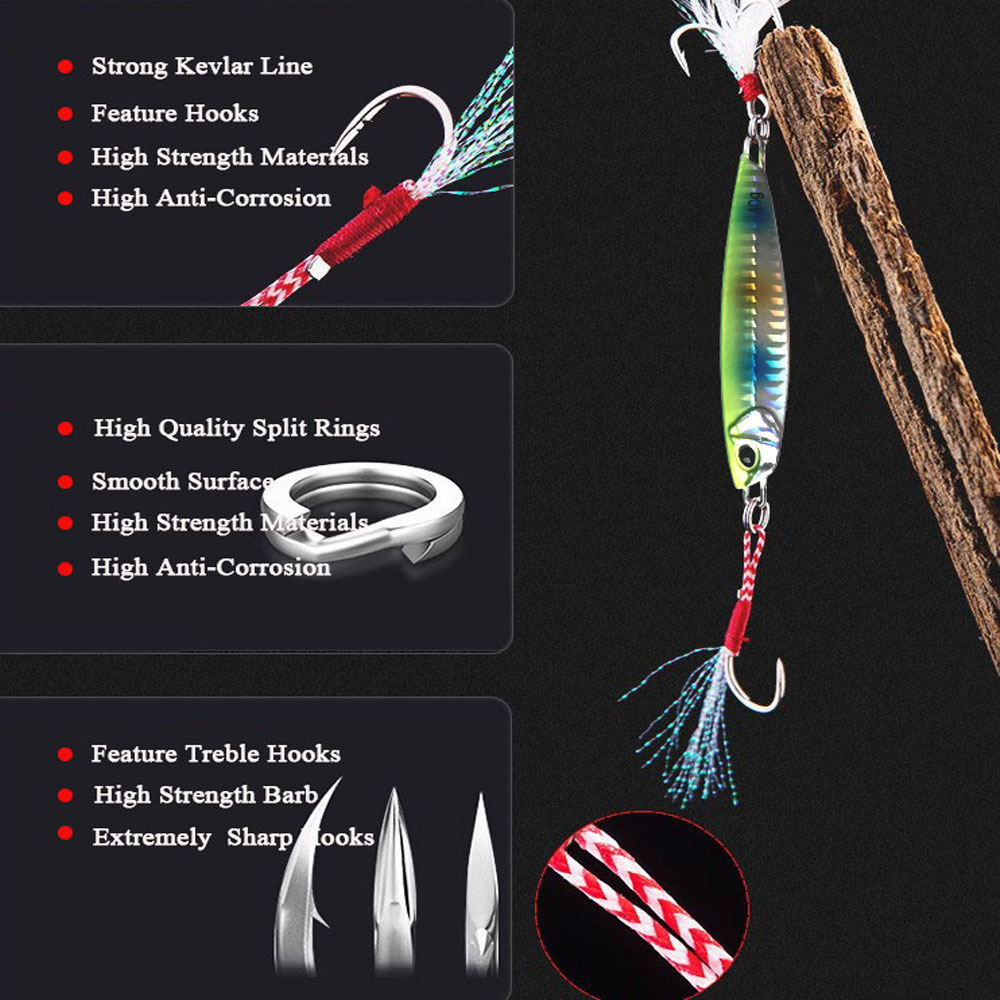 AS 100pcs Treble Hooks 4X Stro - Fishing Hook Assortment recension och pris
