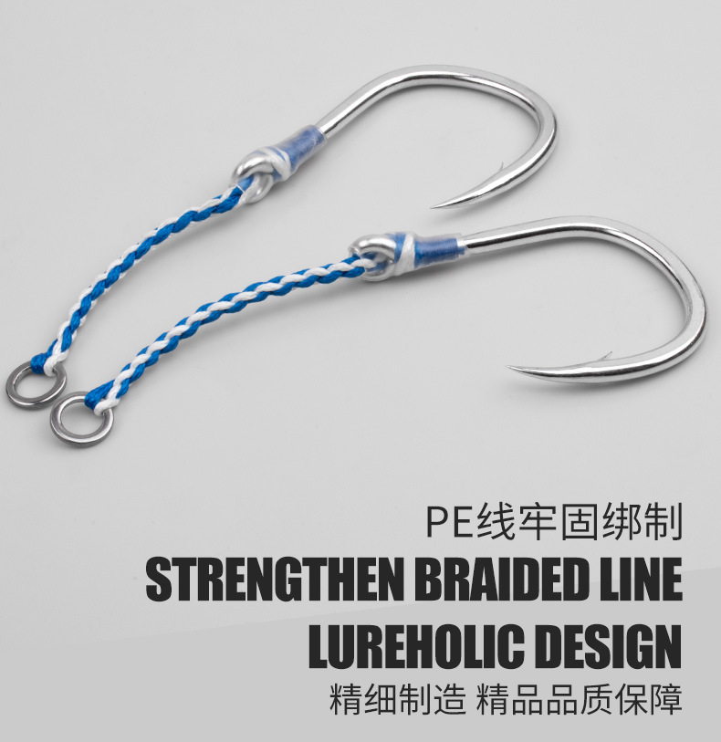 2pcs/bag High Carbon Steel Slo - Fishing Hook Offset recension och pris