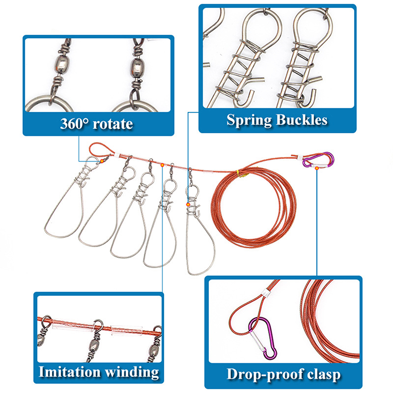 New【Stainless Steel Fishing Lo - Fishing Hook Stainless Steel recension och pris