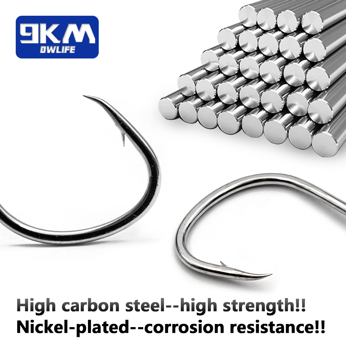 9KM Fishing Hooks Saltwater Li - Fishing Hook Offset recension och pris