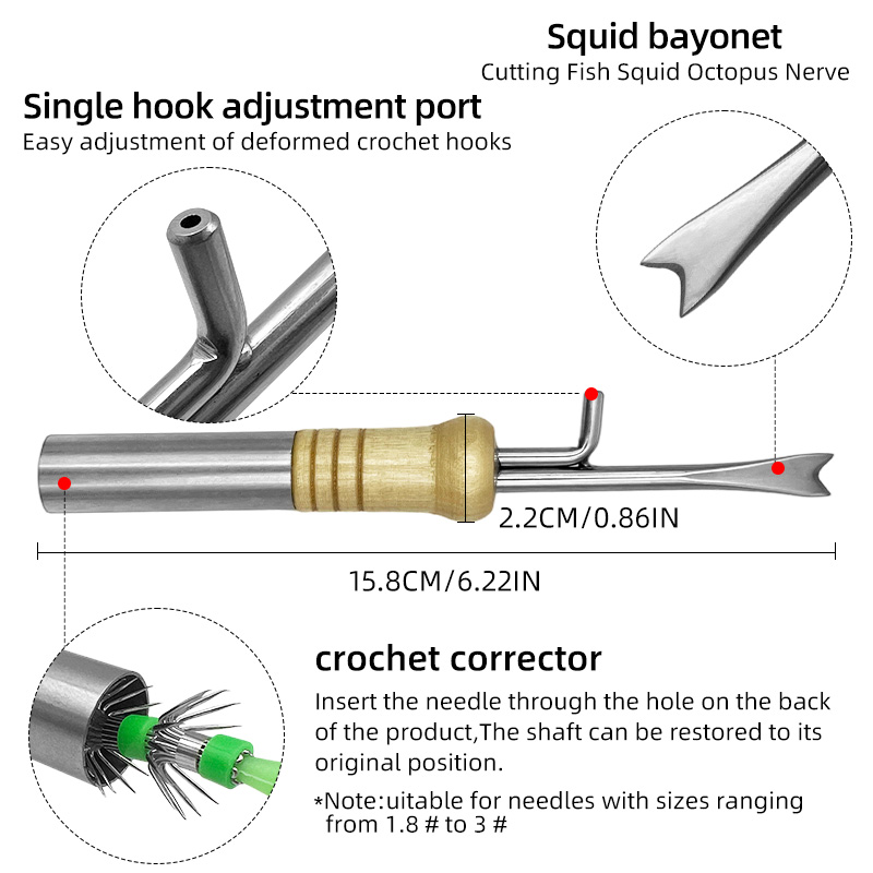 ShareShark Multifunctional Squ - Fishing Hook Stainless Steel recension och pris