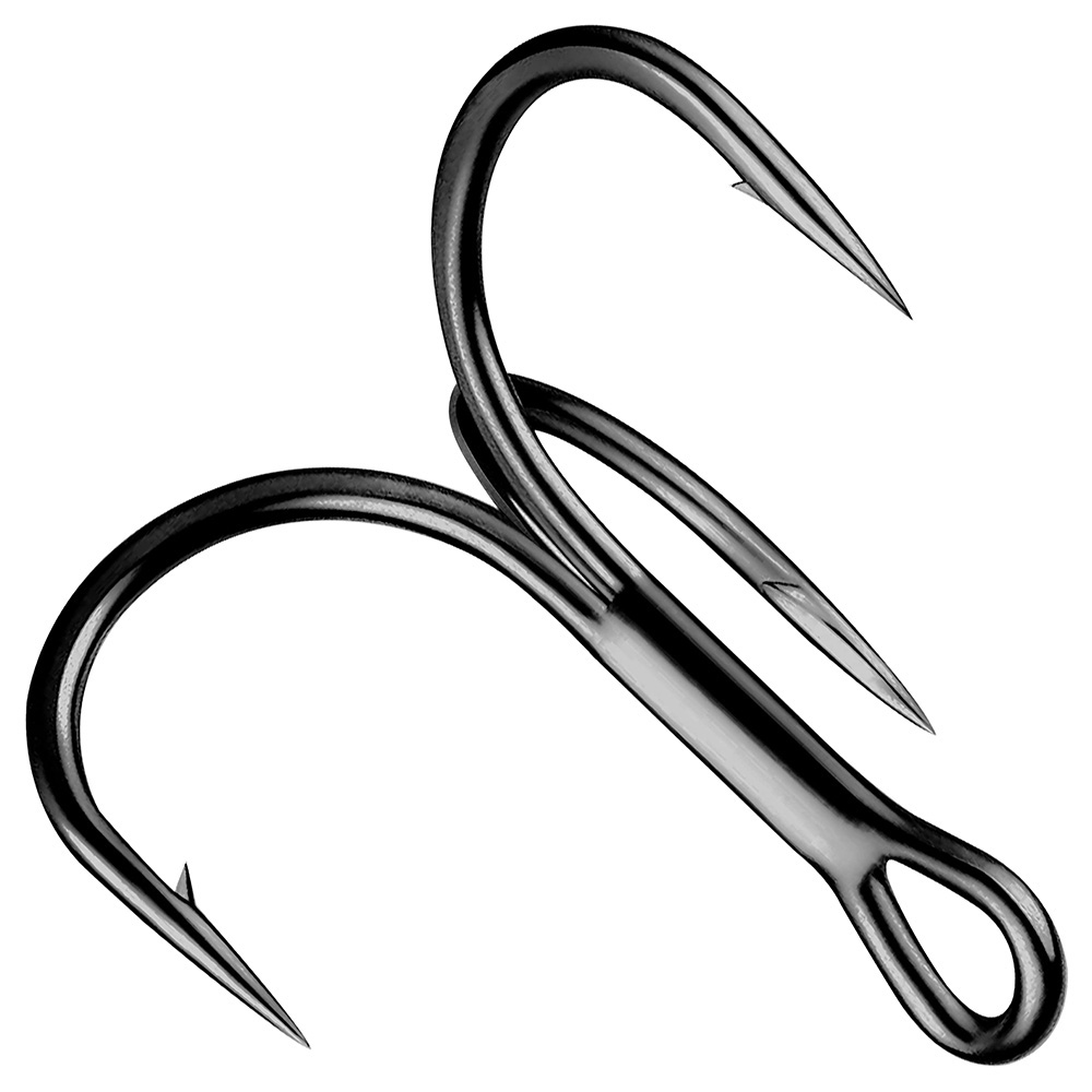Huge Treble Hooks 4X Strong 1# - Fishing Hook Offset recension och pris
